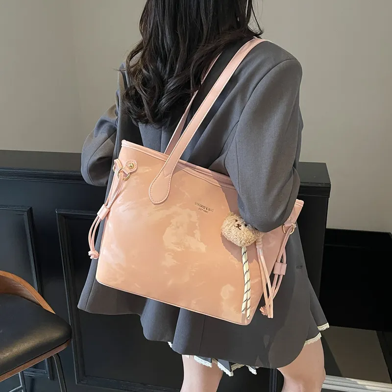 HCXK PU Tote Bag, Shoulder Bag Regular Women's Multicolor-29