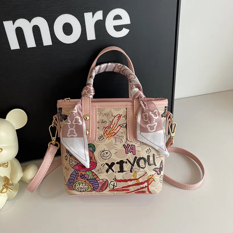 HCXK PU Fashion Versatile Handheld Basket Bag Crossbody Bag Handbag Regular Women's Multicolor-20