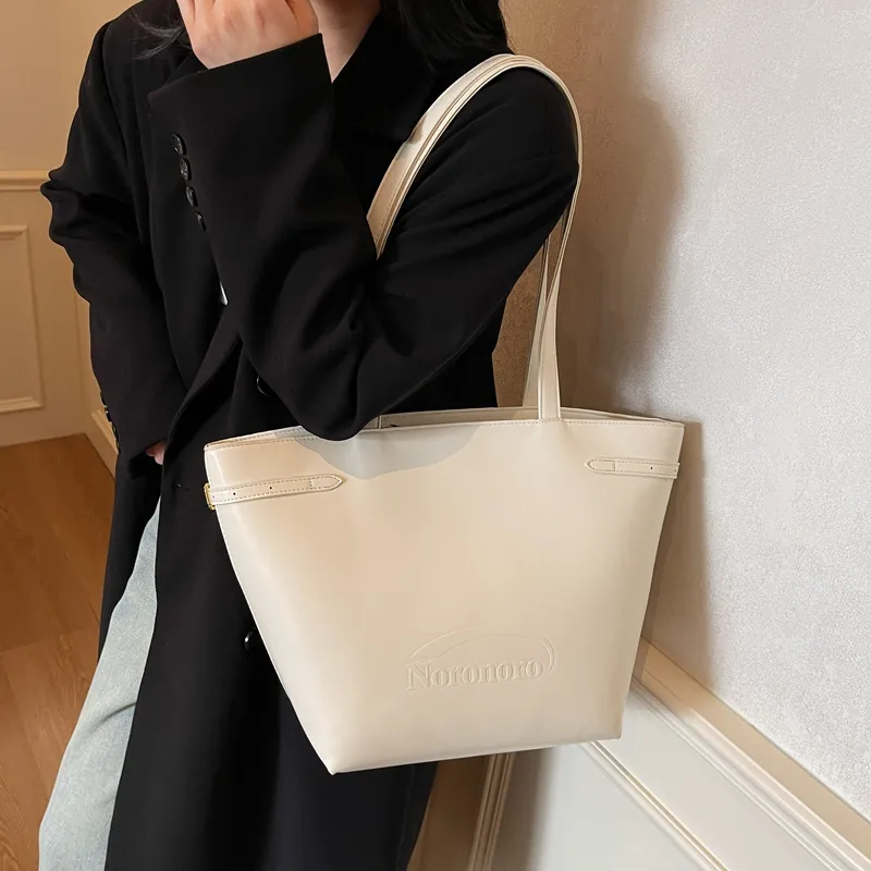 HCXK PU Trendy Fashion Korea Tote Preppy Style Shoulder Bag Regular Women's Multicolor-8