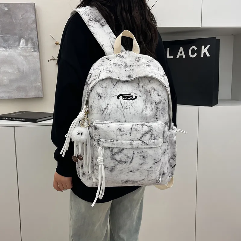 HCXK Nylon Backpack Unisex Multicolor-4