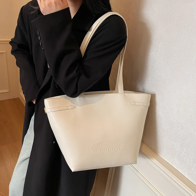HCXK PU Trendy Fashion Korea Tote Preppy Style Shoulder Bag Regular Women's Multicolor-9