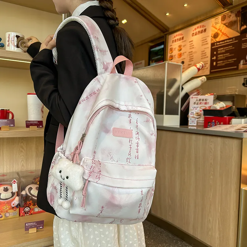 HCXK Nylon Backpack Unisex Multicolor-10