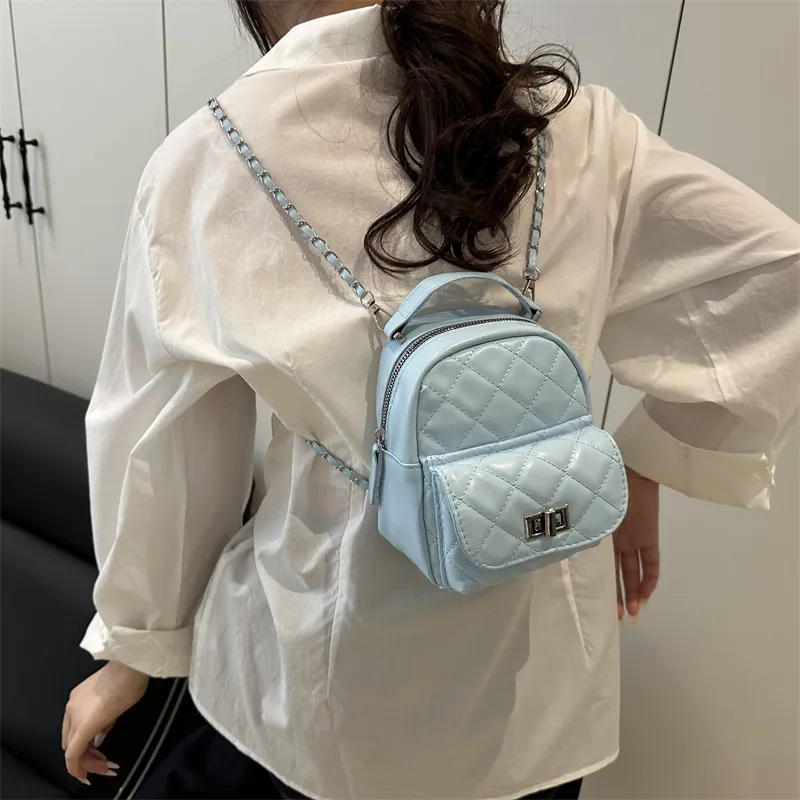 HCXK PU Backpack Women's Multicolor-15