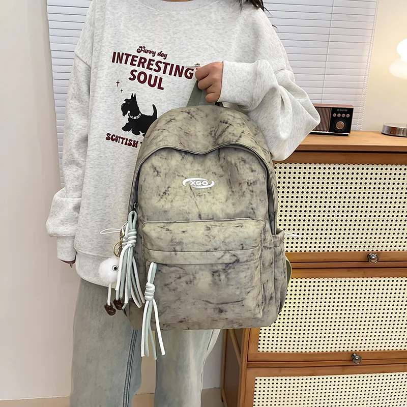 HCXK Nylon Backpack Unisex Multicolor-11