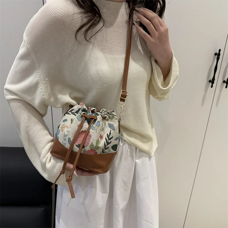 HCXK PU Crossbody Bag, Shoulder Bag Women's White/Black/Khaki/Brown-22