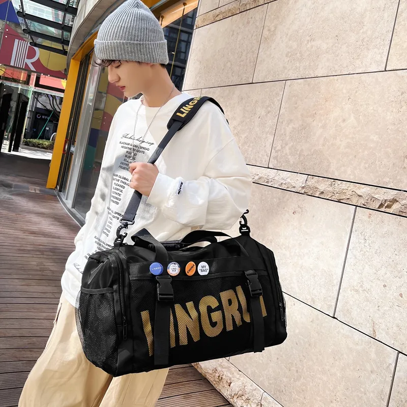 HCXK Nylon Travel Bag Unisex Multicolor-3