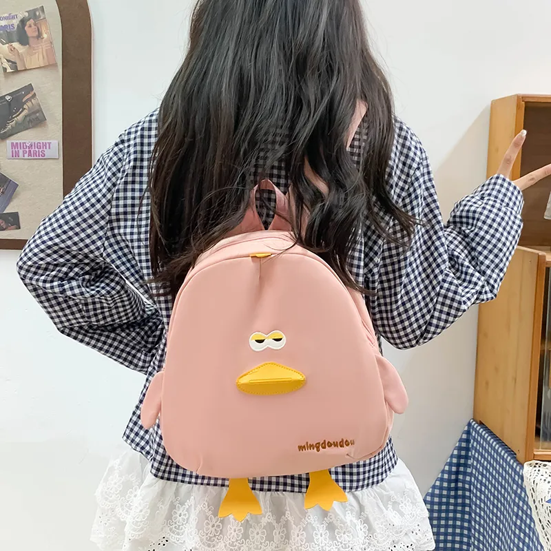 HCXK Nylon Backpack Women's Ecru/Black/Pink/Yellow-4