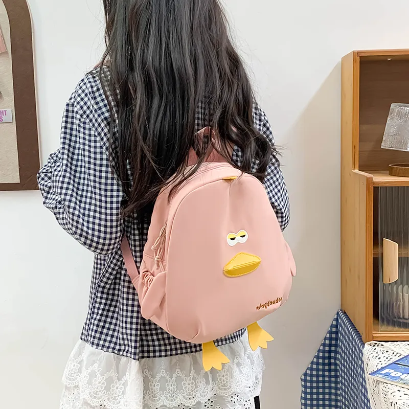 HCXK Nylon Backpack Women's Ecru/Black/Pink/Yellow-5