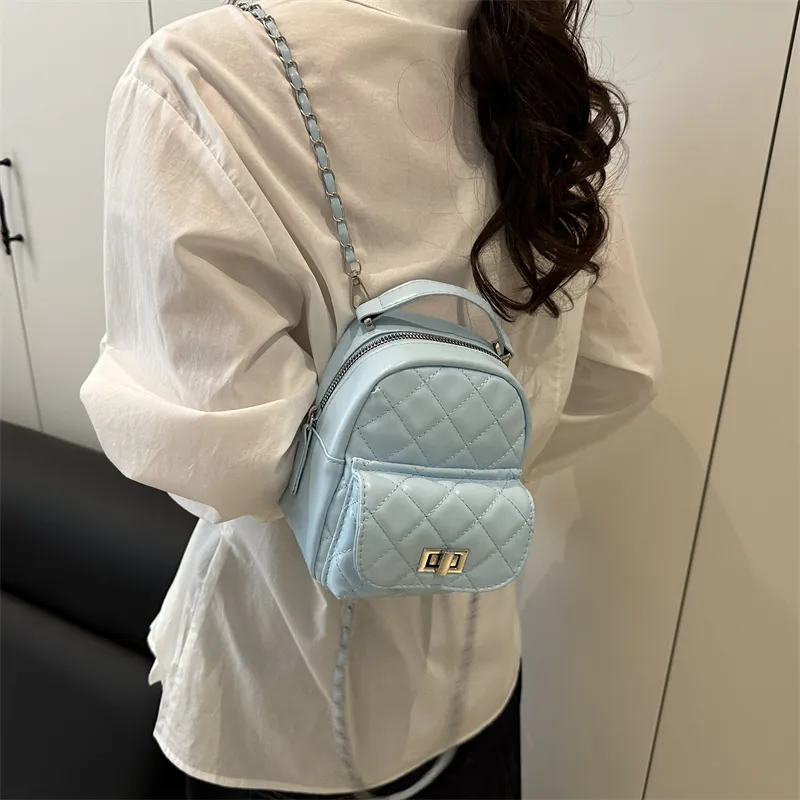 HCXK PU Backpack Women's Multicolor-17