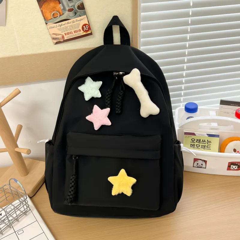 HCXK Composite Cloth Backpack Unisex Multicolor-7