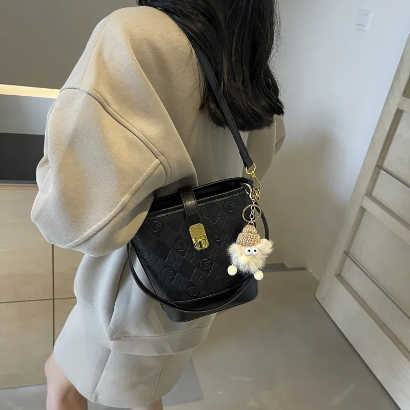 HCXK Pu Portable Crossbody Bag Shoulder Bag Regular Women's Coffee/Black/Pink/Blue-11