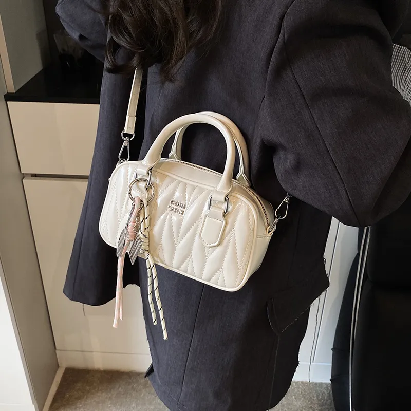 HCXK PU Crossbody Bag One Shoulder Handbag Women's Multicolor-4