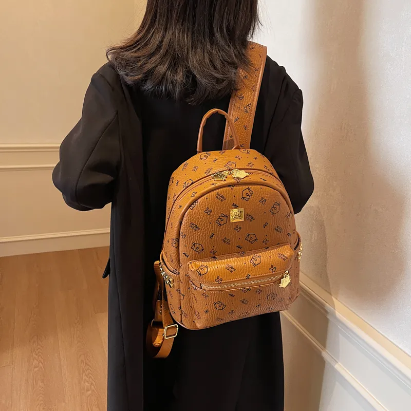 HCXK PU Backpacks Backpack Regular Women's Multicolor-8
