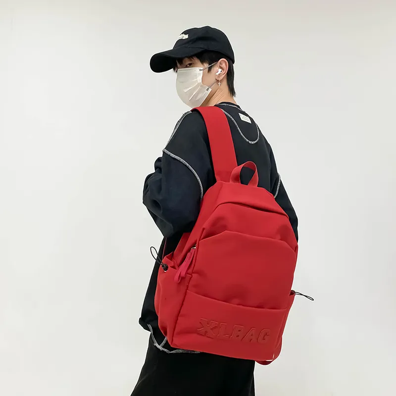 HCXK Nylon Backpack Unisex Ecru/Black/Gray/Burgundy-6