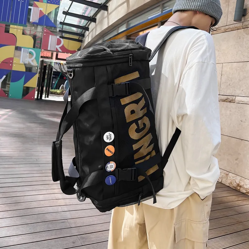 HCXK Nylon Travel Bag Unisex Multicolor-1