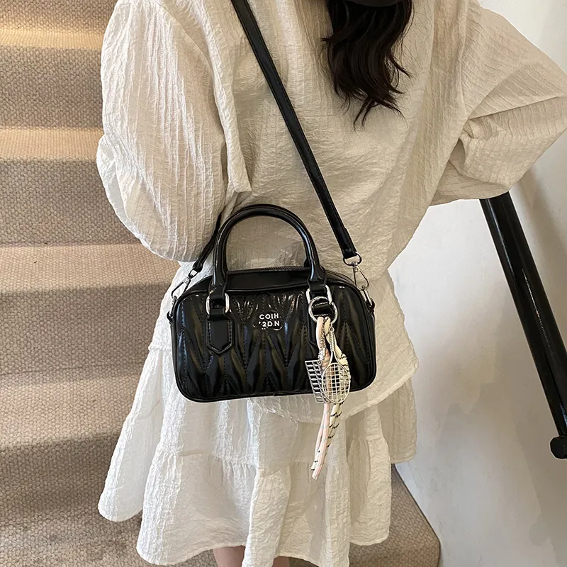 HCXK PU Crossbody Bag One Shoulder Handbag Women's Multicolor-9