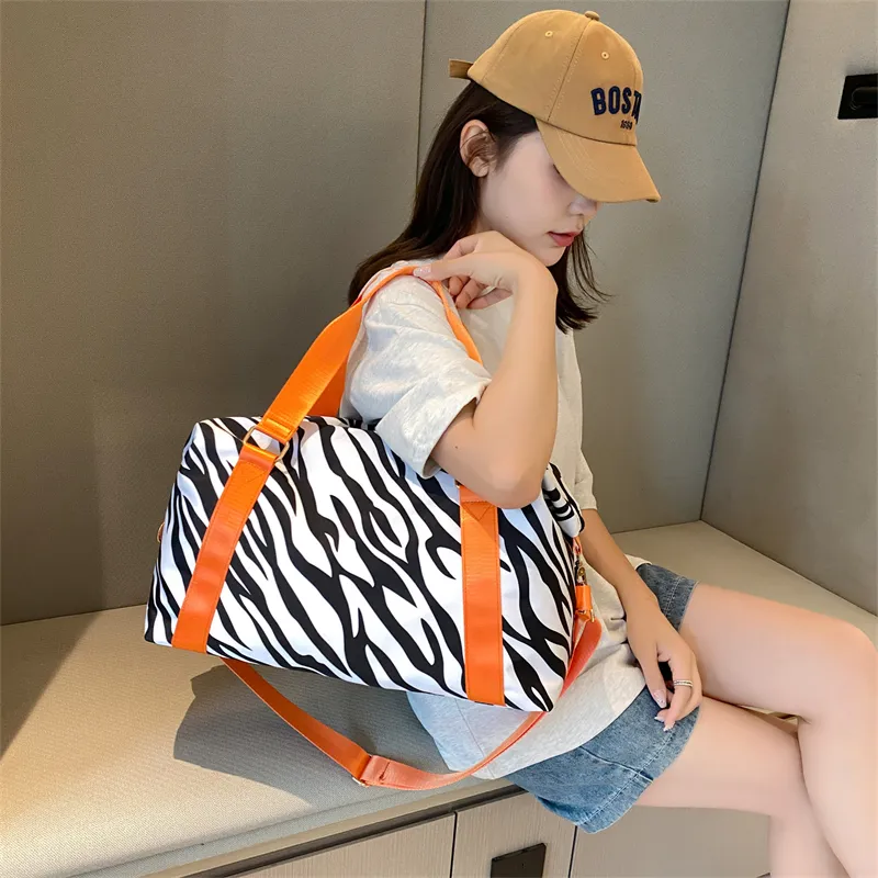 HCXK Oxford One Shoulder Travel Bag Unisex Multicolor-15