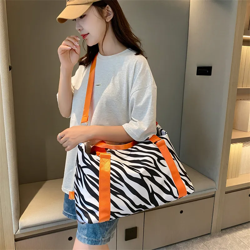 HCXK Oxford One Shoulder Travel Bag Unisex Multicolor-16