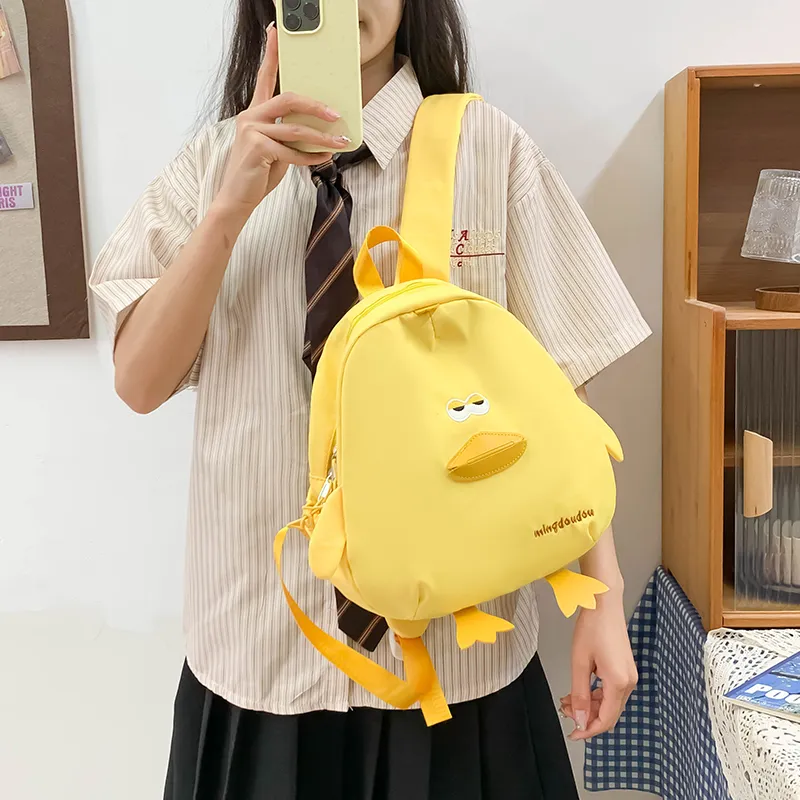 HCXK Nylon Backpack Women's Ecru/Black/Pink/Yellow-8