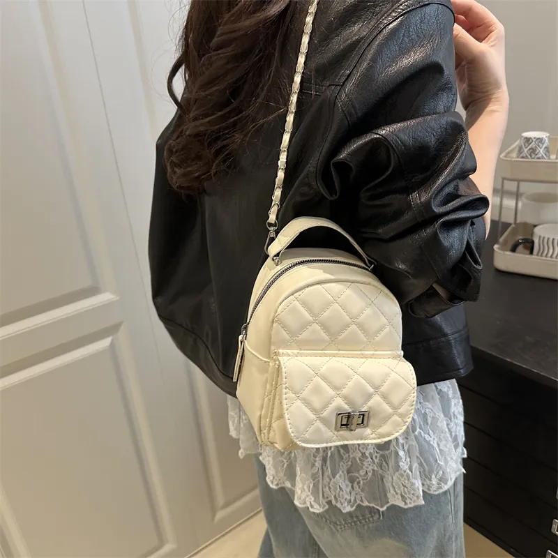 HCXK PU Backpack Women's Multicolor-23