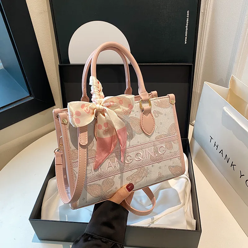 HCXK PU Casual Lightweight Shopping Bag, Shoulder Bag, Crossbody Bag, Handbag Regular Unisex Pink-3