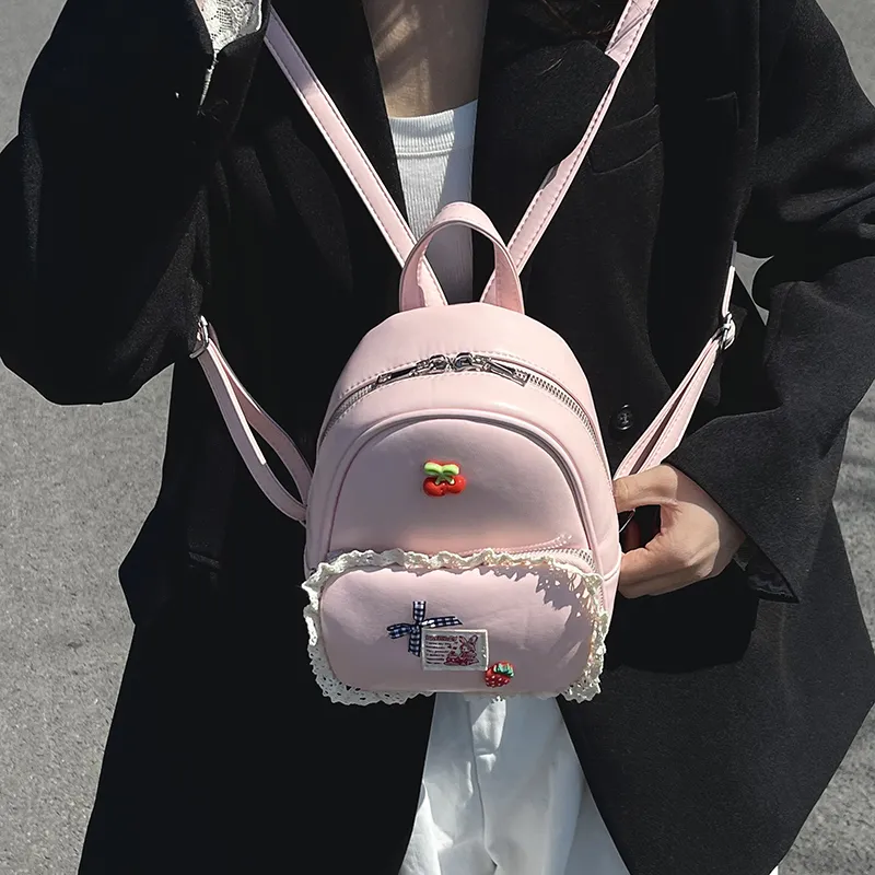 HCXK PU Backpack Women's Multicolor-3