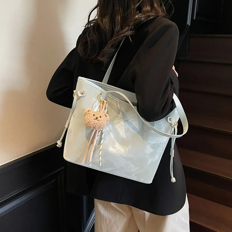 HCXK PU Tote Bag, Shoulder Bag Regular Women's Multicolor-21