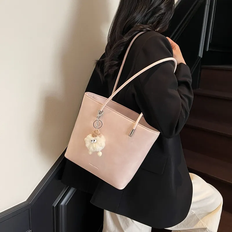 HCXK PU Shoulder Bag Women's Blue/Pink/Green/Black/White-6