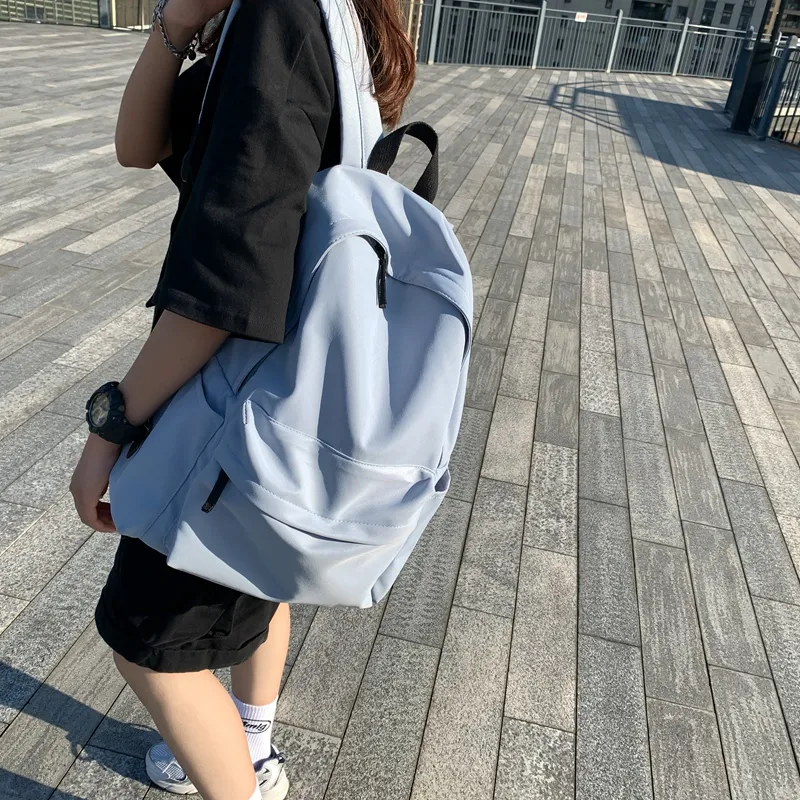 HCXK Nylon Backpack Unisex Black/White/Red/Blue-4
