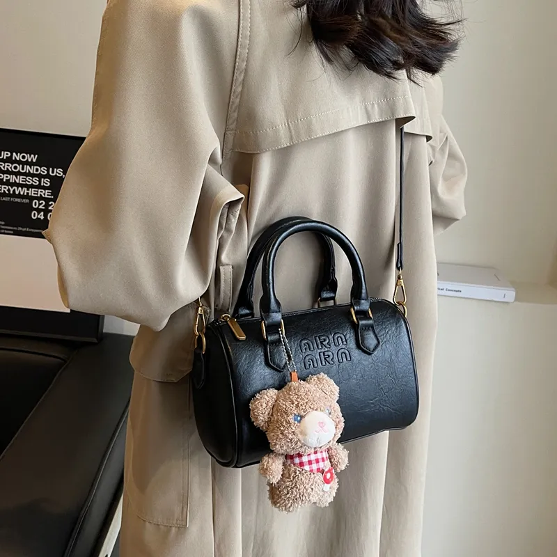 HCXK PU One Shoulder Handbags Regular Women's Mud/coffee/brown-13