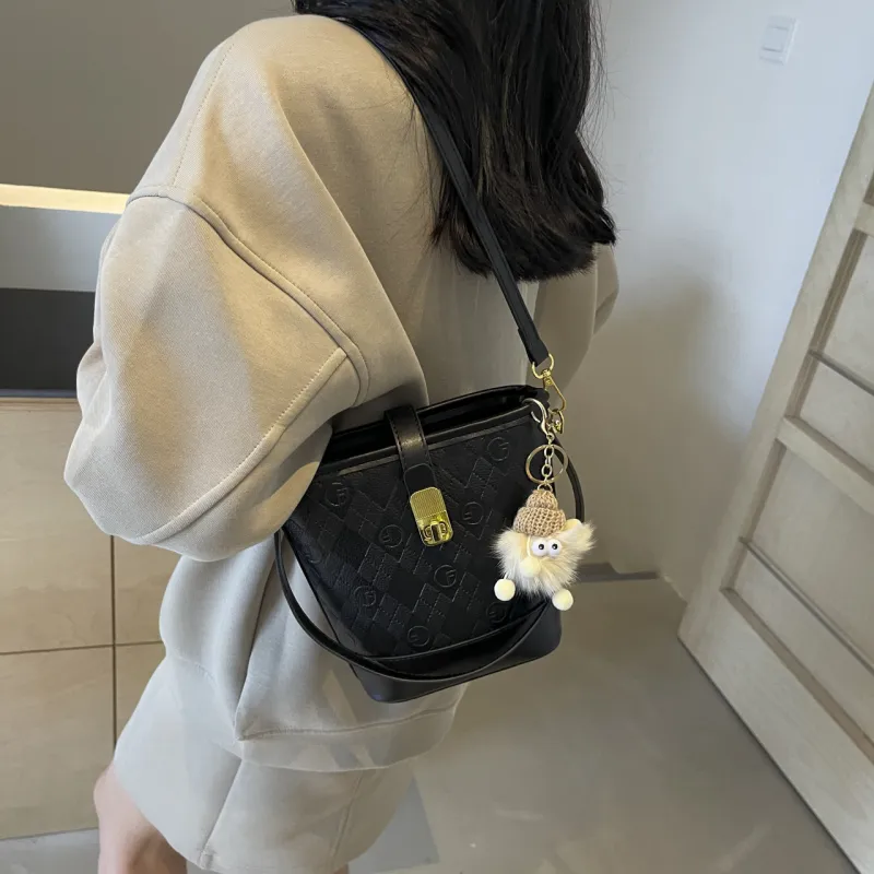 HCXK Pu Portable Crossbody Bag Shoulder Bag Regular Women's Coffee/Black/Pink/Blue-10