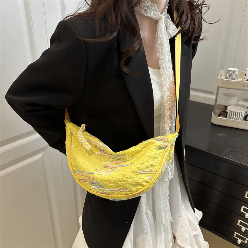 HCXK Special Fabric Shoulder Bag Women's Multicolor-17
