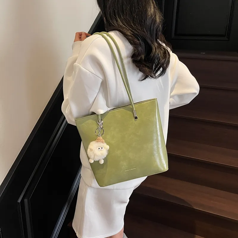 HCXK PU Shoulder Bag Women's Blue/Pink/Green/Black/White-13