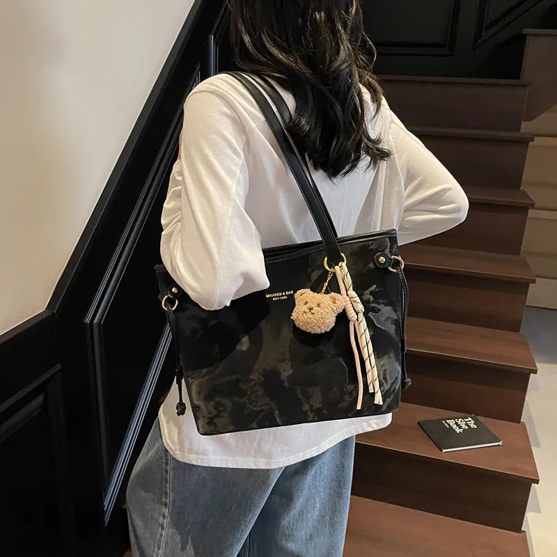 HCXK PU Tote Bag, Shoulder Bag Regular Women's Multicolor-4