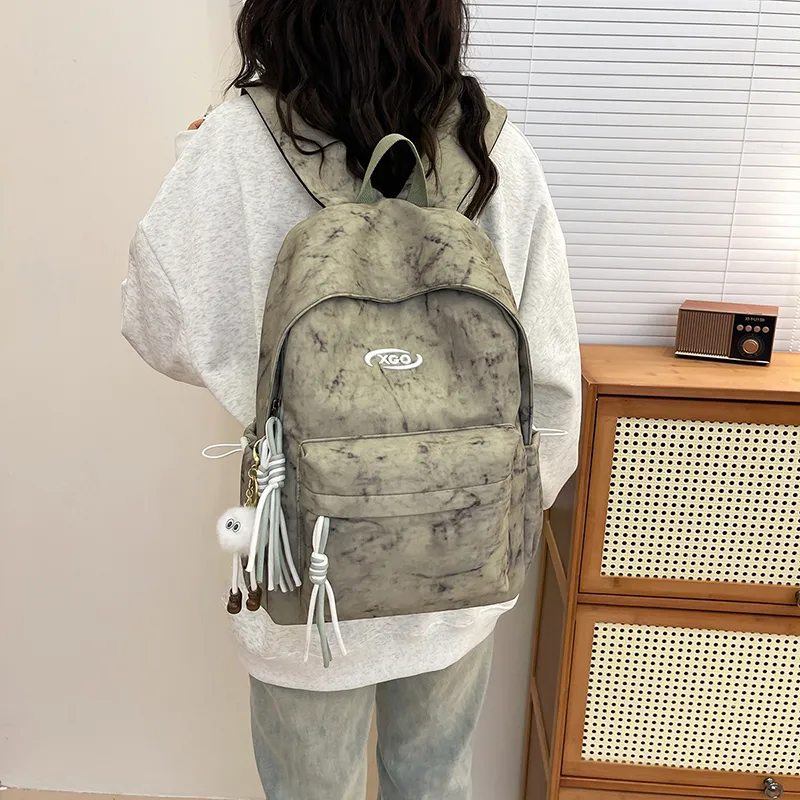 HCXK Nylon Backpack Unisex Multicolor-9