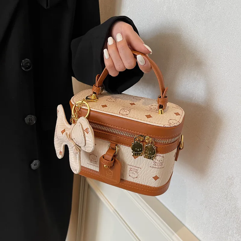 HCXK PU Fashion Shoulder Bag Crossbody Handbag Regular Women's Ecru/Black/White/Brown/Pink-13