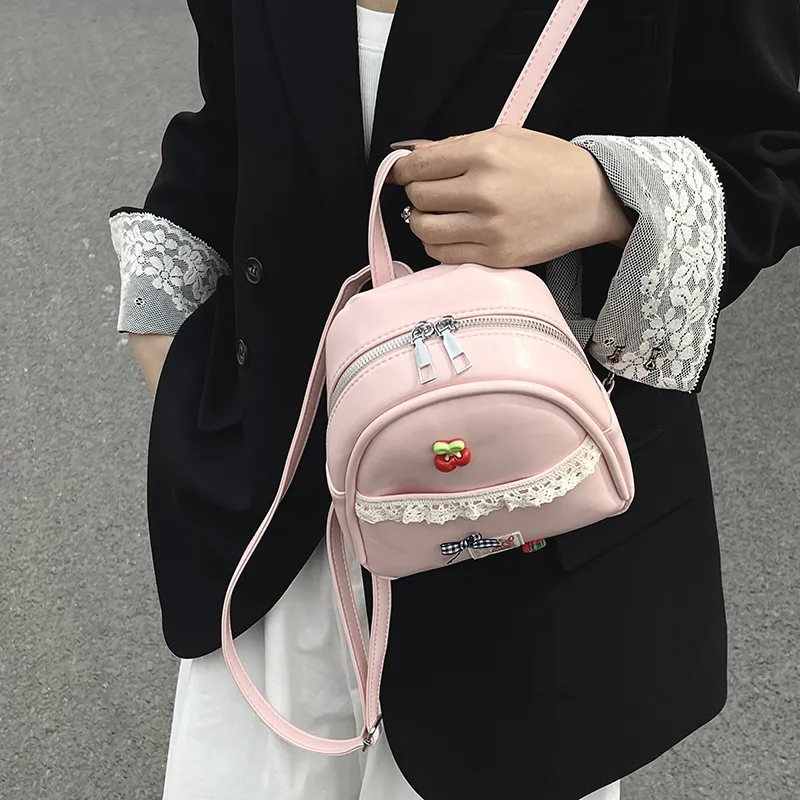HCXK PU Backpack Women's Multicolor-3