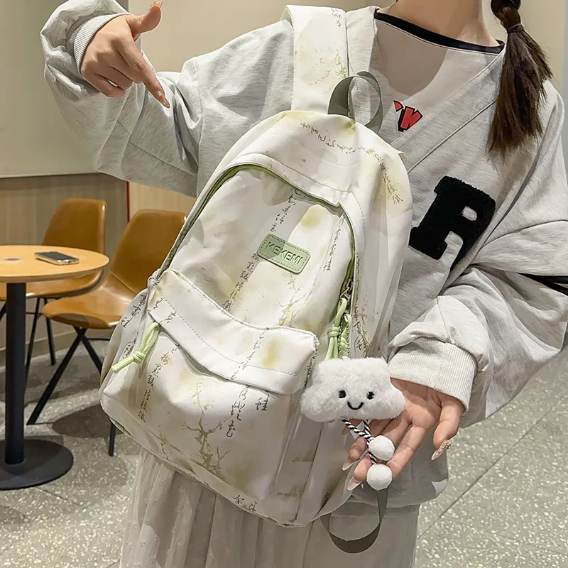 HCXK Nylon Backpack Unisex Multicolor-7