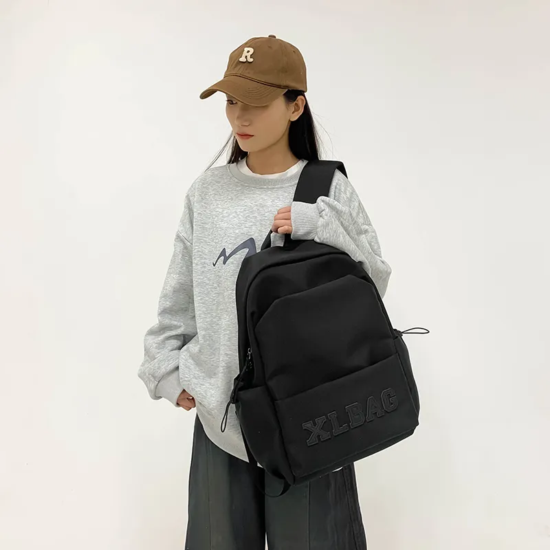 HCXK Nylon Backpack Unisex Ecru/Black/Gray/Burgundy-13