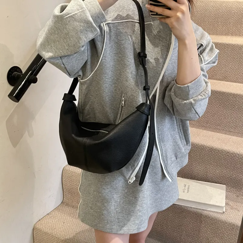 HCXK PU Dumpling Bag Shoulder Bag Women's Multicolor-15