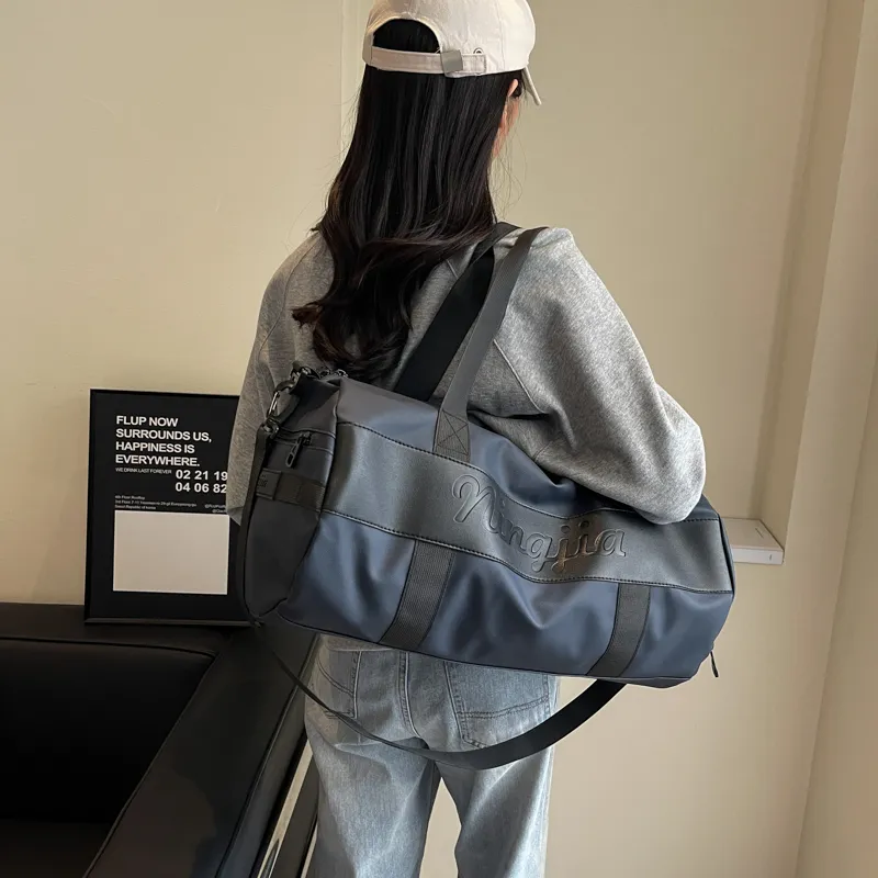 HCXK Fabric Travel Bag Unisex Multicolor-14