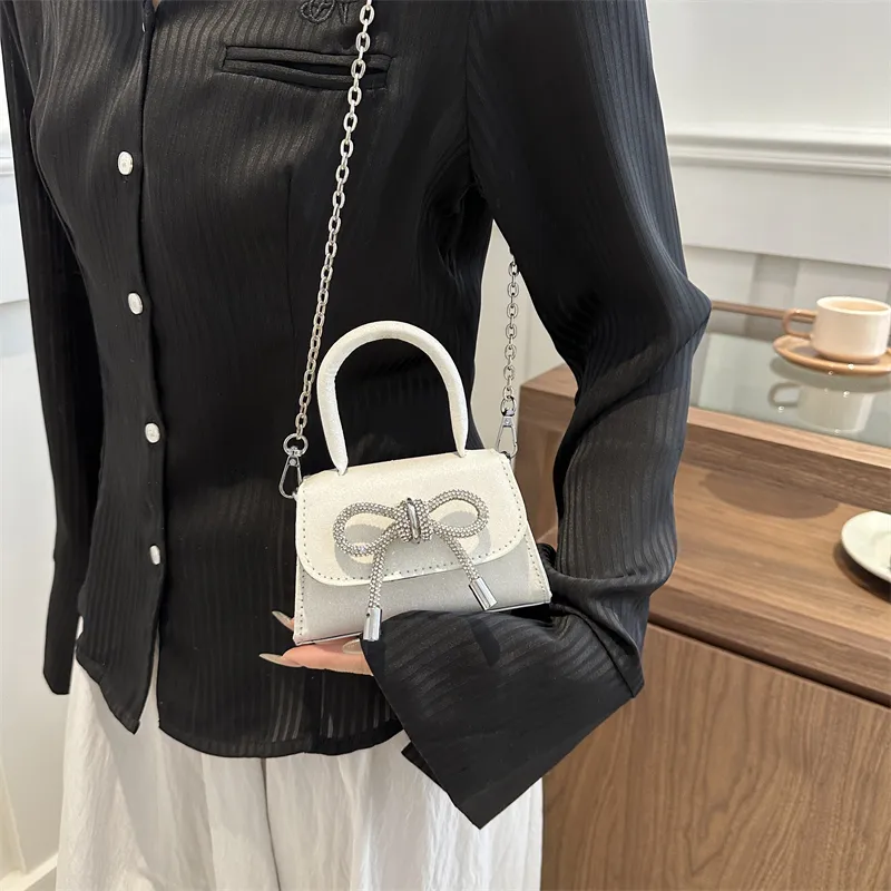 HCXK PC Crossbody Bag Shoulder Bag Regular Women's White Silver Black/Rose Red/Green-4