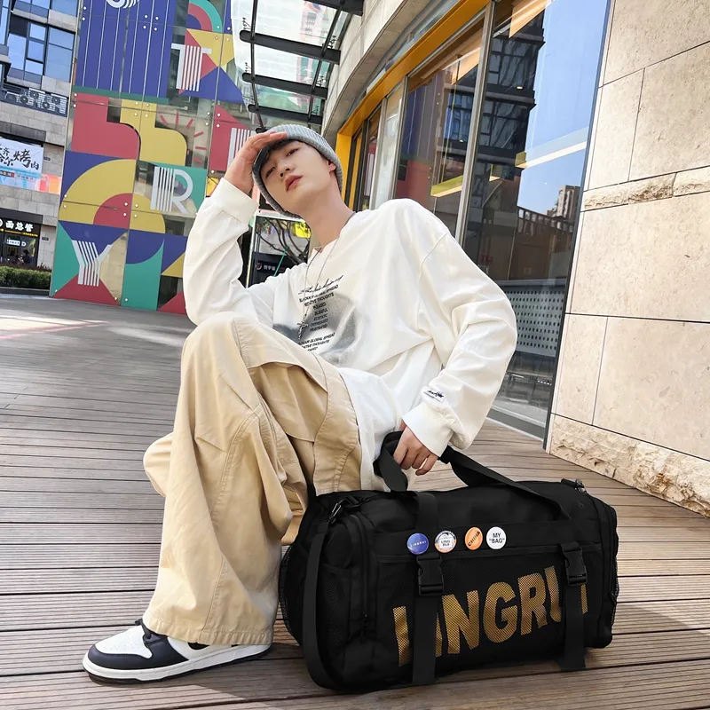HCXK Nylon Travel Bag Unisex Multicolor-2