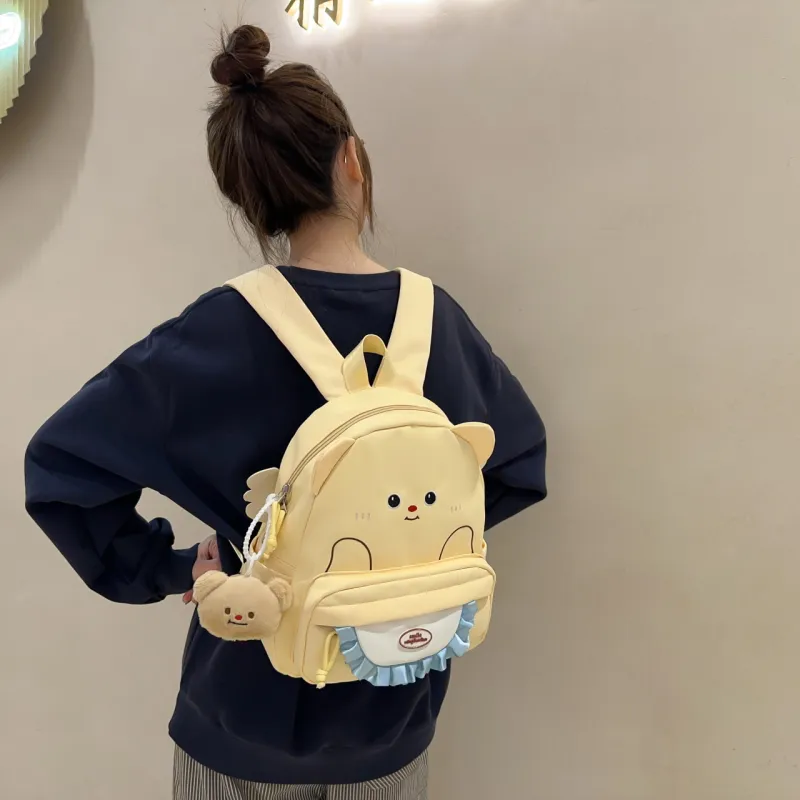 HCXK Nylon Backpack Trumpets Unisex Yellow-1