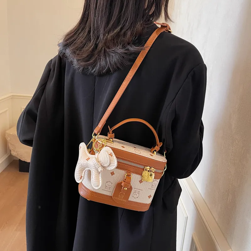 HCXK PU Fashion Shoulder Bag Crossbody Handbag Regular Women's Ecru/Black/White/Brown/Pink-11