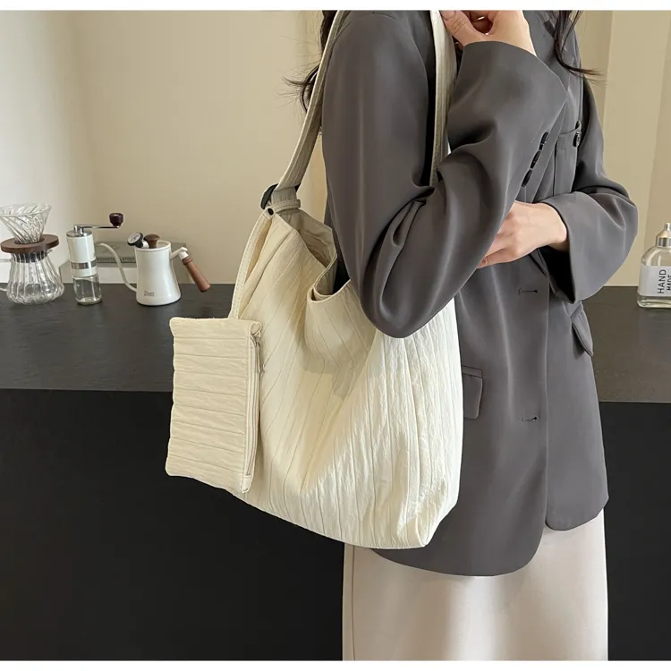 HCXK Fabric Tote Bag Shoulder Bag Regular Women's Multicolor-1