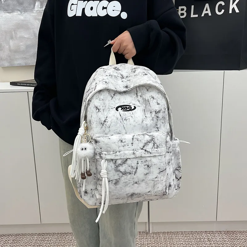 HCXK Nylon Backpack Unisex Multicolor-5