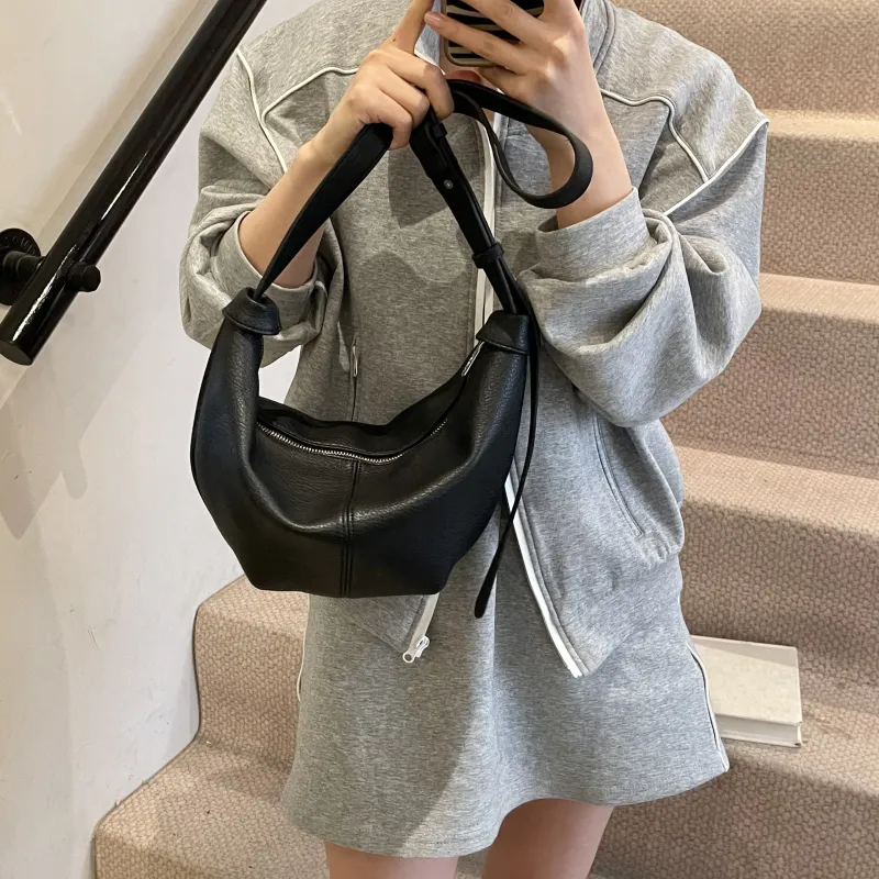 HCXK PU Dumpling Bag Shoulder Bag Women's Multicolor-13