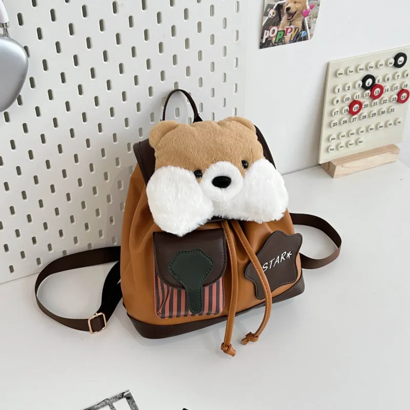 HCXK PU Backpack Regular Unisex Multicolor-1
