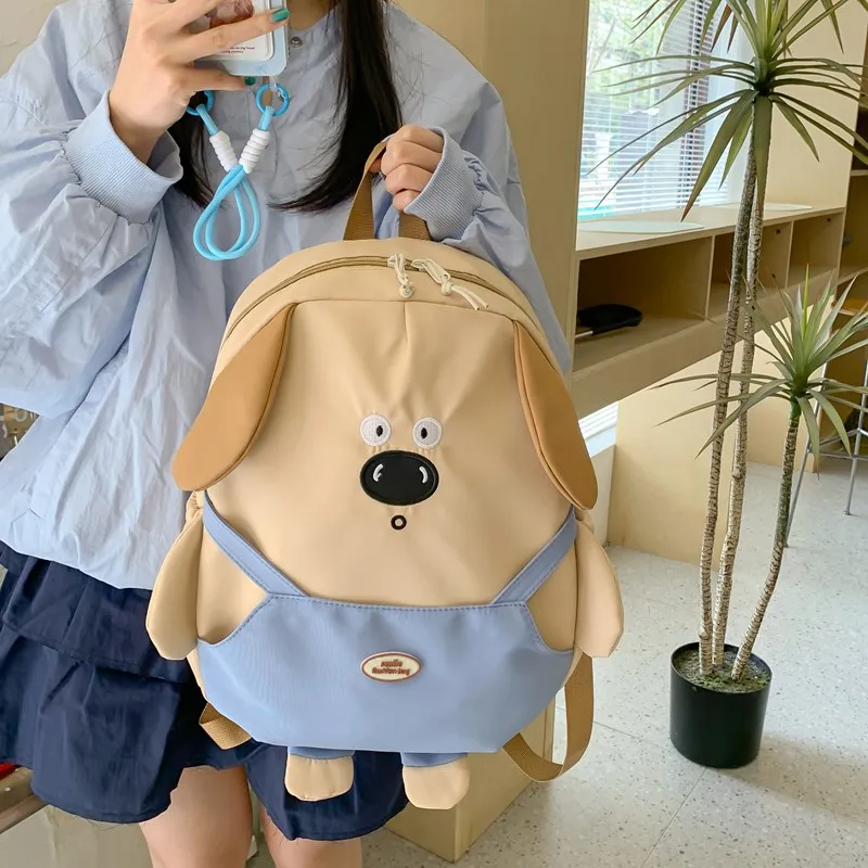 HCXK Composite Cloth Backpack Women's Ecru/Khaki-11